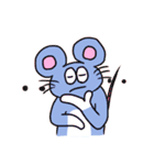 表情豊かなネズミくん（個別スタンプ：38）
