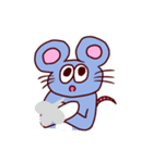表情豊かなネズミくん（個別スタンプ：40）