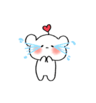 A cute bear with hearts（個別スタンプ：10）
