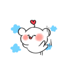 A cute bear with hearts（個別スタンプ：20）