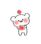 A cute bear with hearts（個別スタンプ：34）