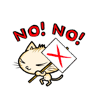 MadMeow (cute version)（個別スタンプ：38）