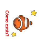(In Spanish) CG Clownfish (2)（個別スタンプ：5）