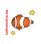 (In Spanish) CG Clownfish (2)（個別スタンプ：14）