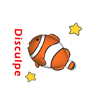 (In Spanish) CG Clownfish (2)（個別スタンプ：15）