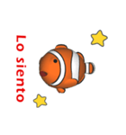 (In Spanish) CG Clownfish (2)（個別スタンプ：16）