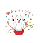 サモエド スマイル（個別スタンプ：40）