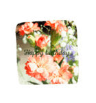 Text in flowers 2（個別スタンプ：6）