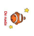 (In Spanish) CG Clownfish (1)（個別スタンプ：5）