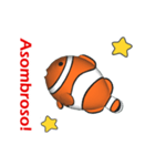 (In Spanish) CG Clownfish (1)（個別スタンプ：9）
