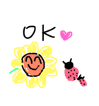 ひまわりくんにてんこちやん（個別スタンプ：8）