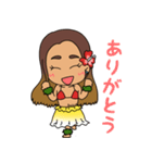 フラガール＆サーファーボーイ（個別スタンプ：28）