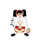 Tanduk Girl（個別スタンプ：4）