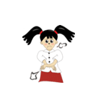 Tanduk Girl（個別スタンプ：7）