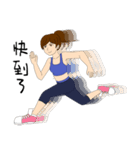 Run, Aliya Run！（個別スタンプ：17）