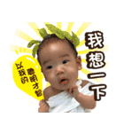 Han father put sprout the first day（個別スタンプ：3）
