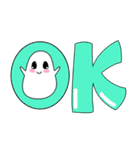 Cutie Moji Kung (Eng. Version)（個別スタンプ：25）