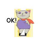 Madame cat sticker1（個別スタンプ：5）