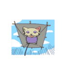 Madame cat sticker1（個別スタンプ：14）