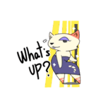Madame cat sticker1（個別スタンプ：16）