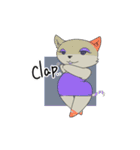 Madame cat sticker1（個別スタンプ：18）
