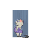 Madame cat sticker1（個別スタンプ：27）