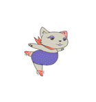 Madame cat sticker1（個別スタンプ：31）