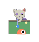 Madame cat sticker1（個別スタンプ：33）