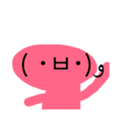 顔文字くん、（個別スタンプ：5）
