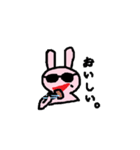 サングラスうさぎ横綱（個別スタンプ：9）