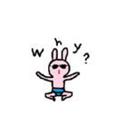 サングラスうさぎ横綱（個別スタンプ：10）