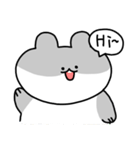 An honest hamster（個別スタンプ：1）