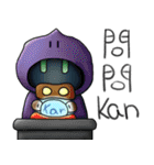 (Rev.)octopus on the head ？！ - TamiAna（個別スタンプ：13）