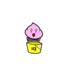 Cute Ice Cup : Cupie（個別スタンプ：3）