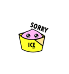 Cute Ice Cup : Cupie（個別スタンプ：9）