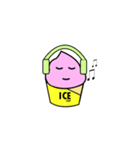 Cute Ice Cup : Cupie（個別スタンプ：16）