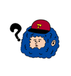 アフロ君と愉快な仲間たち（個別スタンプ：4）