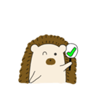 Urchin Hedgehog [school day]（個別スタンプ：22）