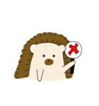 Urchin Hedgehog [school day]（個別スタンプ：23）