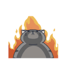 A fat cat diary（個別スタンプ：6）