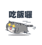 A fat cat diary（個別スタンプ：7）