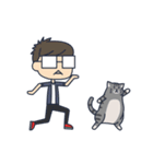 A fat cat diary（個別スタンプ：17）