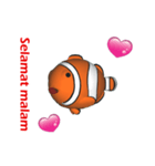 (In Indonesian) CG Clownfish (2)（個別スタンプ：4）