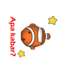 (In Indonesian) CG Clownfish (2)（個別スタンプ：5）