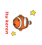 (In Indonesian) CG Clownfish (2)（個別スタンプ：10）