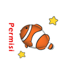 (In Indonesian) CG Clownfish (2)（個別スタンプ：15）