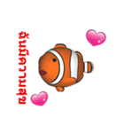 (In Thai) CG Clownfish (1)（個別スタンプ：11）