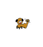 マッチョ犬（個別スタンプ：22）