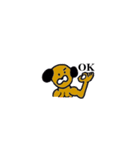 マッチョ犬（個別スタンプ：36）