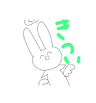 ゆるいらくがきうさぎ（個別スタンプ：14）